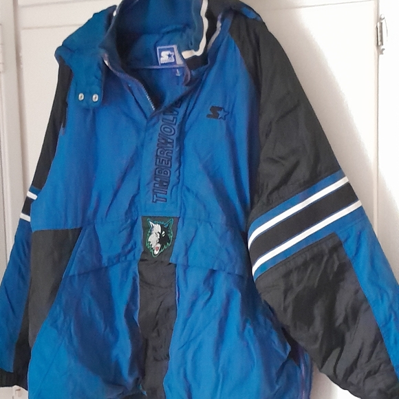 Minnesota Timberwolves Y2K Edition Anorak Starter Jacket - Picture 2 of 3